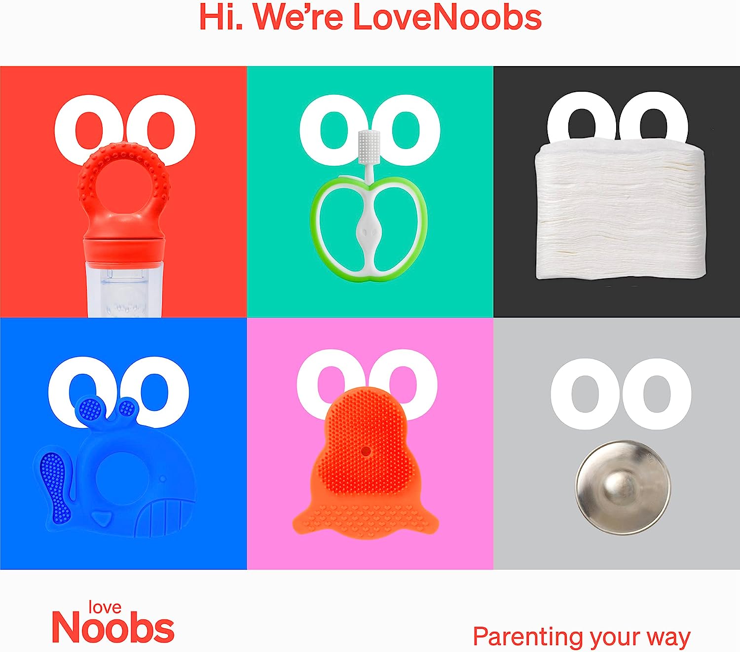 LoveNoobs Training Baby Toothbrush, 360° Teething Toothbrush for Toddlers, Baby Beginner Training Toothbrush, Silicone Toothbrush Toddler, Safe Baby First Toothbrush, Teethers for Babies,Teething Toys - Image 7